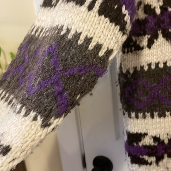 VINTAGE Alma handmade wool oversized sweater - Picture 5 of 6